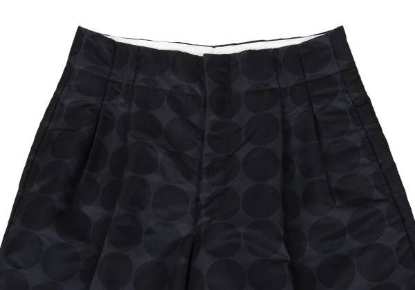 COMME des GARCONS Tuck Nylon Dot Wide Pants K-164835_002