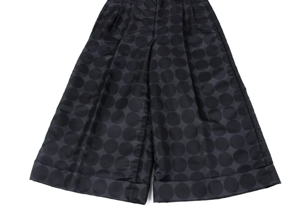 COMME des GARCONS Tuck Nylon Dot Wide Pants K-164835_006