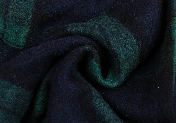 GANRYU Wool Poly Check Pants K-164836_011