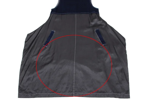 tricot COMME des GARCON Denim Switching Dyed Sleeveless Dress K-164837_009