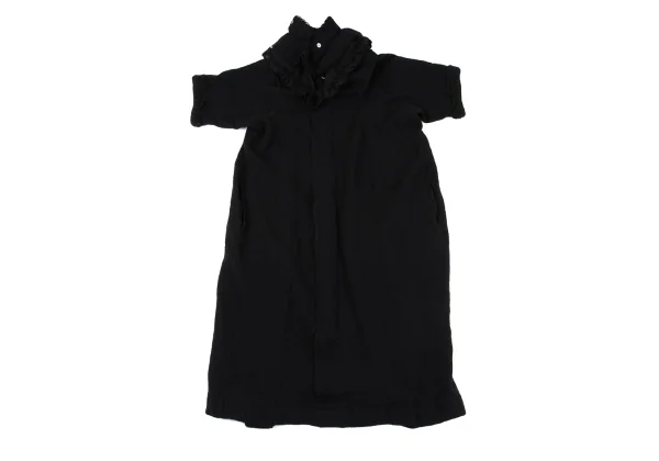 tricot COMME des GARCON Fulling Wool Frill Dress K-164838_002
