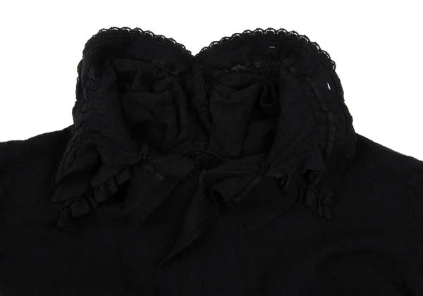 tricot COMME des GARCON Fulling Wool Frill Dress K-164838_007