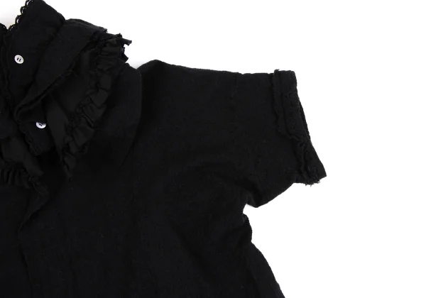 tricot COMME des GARCON Fulling Wool Frill Dress K-164838_008