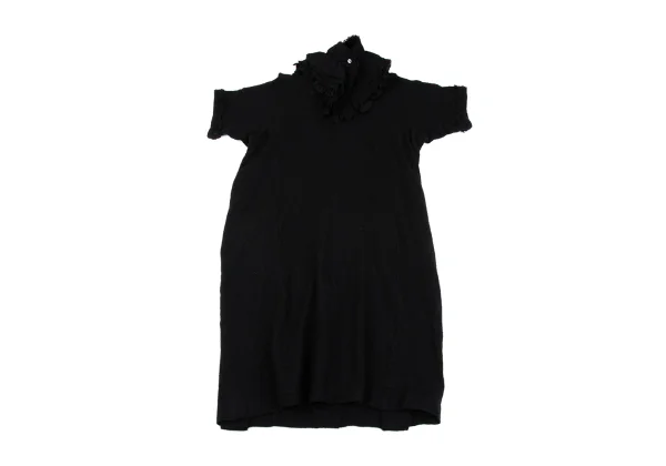 tricot COMME des GARCON Fulling Wool Frill Dress K-164838_013