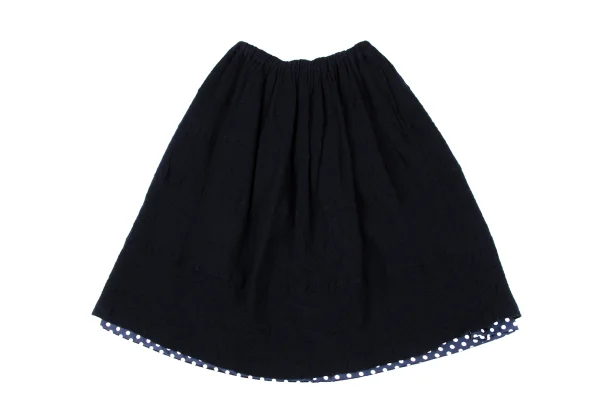 tricot COMME des GARCON Fulling Wool Dot Lining Skirt K-164842_002