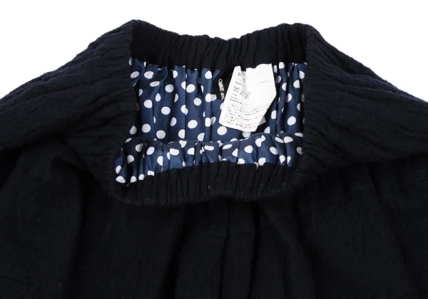 tricot COMME des GARCON Fulling Wool Dot Lining Skirt K-164842_005