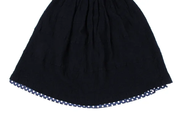tricot COMME des GARCON Fulling Wool Dot Lining Skirt K-164842_006