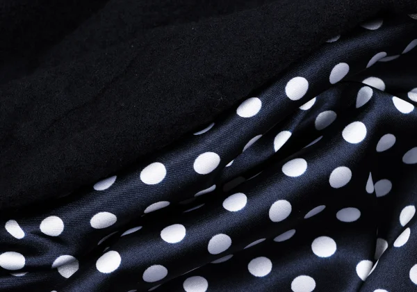 tricot COMME des GARCON Fulling Wool Dot Lining Skirt K-164842_010