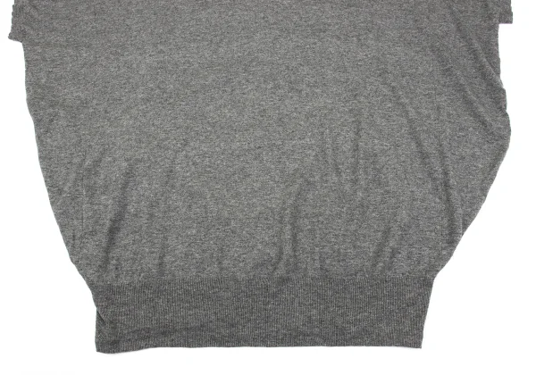 zucca Cashmere Blended Wool Silk Drape Knit Top K-164845_005