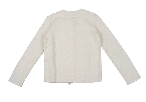 BARNEYS NEW YORK Fringe Front Tweed Cardigan K-164846_012