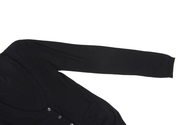 MIU MIU Open Neck Knit Cardigan K-164847_005