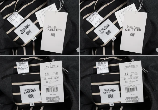 Jean Paul GAULTIER HOMME Stripe Lining Wool Jacket & Pants K-164850_020