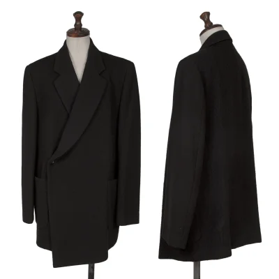 tricot COMME des GARCONS Rib Switching Wool Jacket