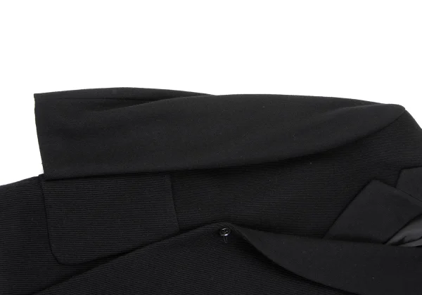 tricot COMME des GARCONS Rib Switching Wool Jacket K-164853_005