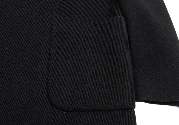 tricot COMME des GARCONS Rib Switching Wool Jacket K-164853_009