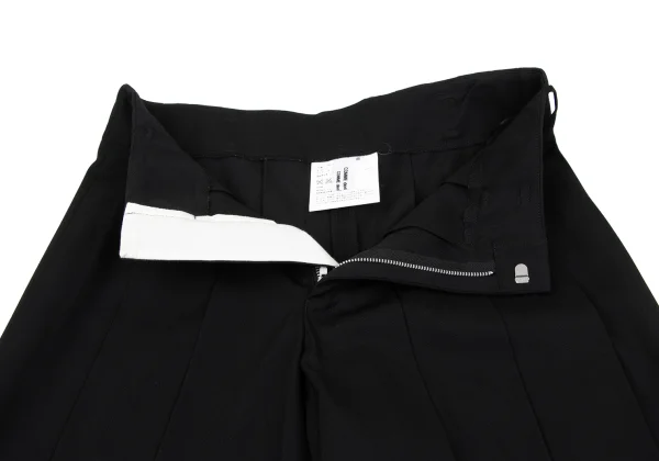 COMME des GARCONS Wool Gaba Pleats Hakama Pants K-164855_004