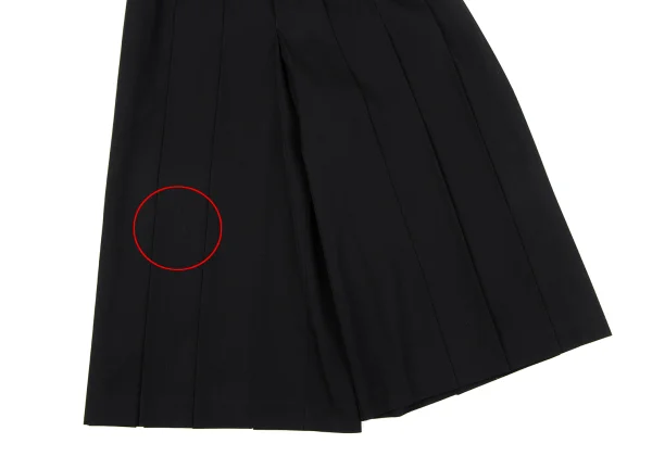 COMME des GARCONS Wool Gaba Pleats Hakama Pants K-164855_005
