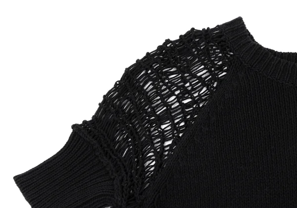 RISMAT by Y's Mesh Shoulder Knit Top K-164857_005