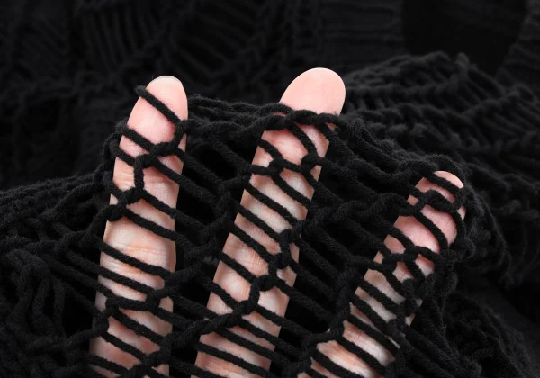 RISMAT by Y's Mesh Shoulder Knit Top K-164857_010