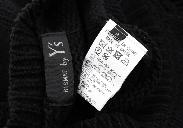 RISMAT by Y's Mesh Shoulder Knit Top K-164857_012