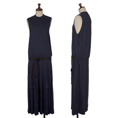 RISMAT by Y's Belted Sleeveless Knit Dress