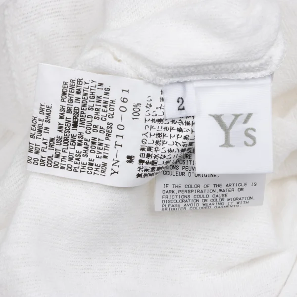 Y's Cotton T Shirt K-164859_015