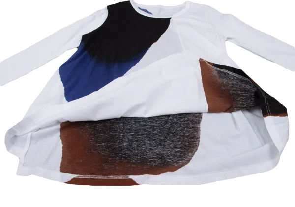 Y's Bleeding Printed Long Sleeve Top K-164862_012