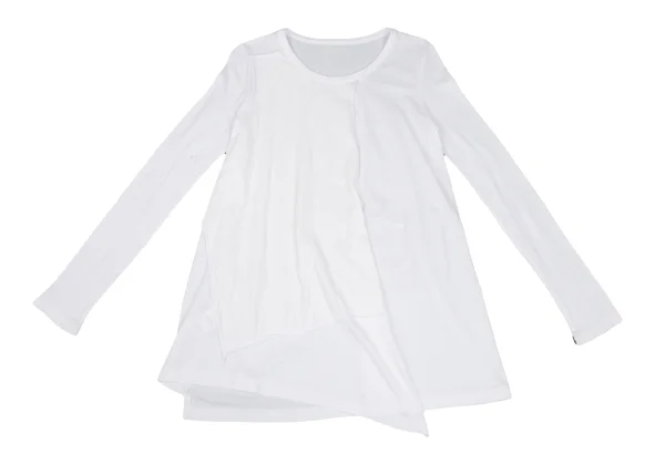 ワイズY's 顔料プリントペーストカットソー 白2 K-164863_002