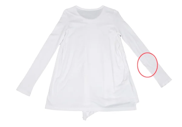 ワイズY's 顔料プリントペーストカットソー 白2 K-164863_014