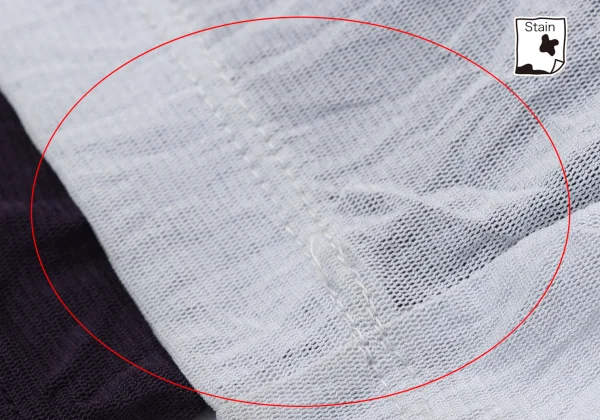 Y's Wrinkled Mesh Layered Long Sleeve Top K-164864_008