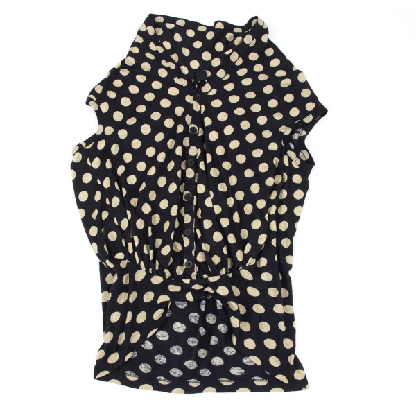 Y's Linen Blended Dot Pull-over Top K-164866_002