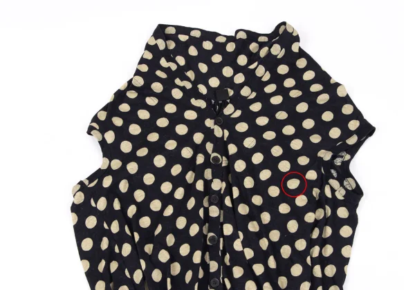 Y's Linen Blended Dot Pull-over Top K-164866_003