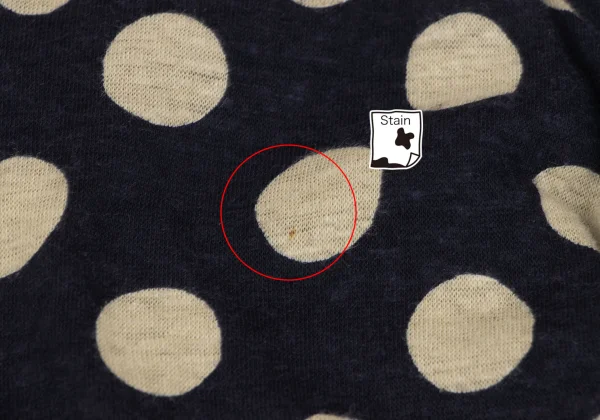 Y's Linen Blended Dot Pull-over Top K-164866_004