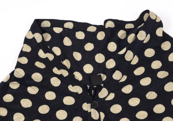 Y's Linen Blended Dot Pull-over Top K-164866_005