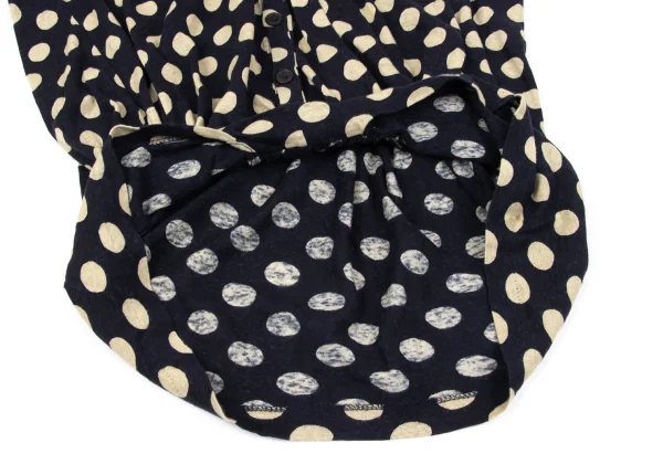 Y's Linen Blended Dot Pull-over Top K-164866_011