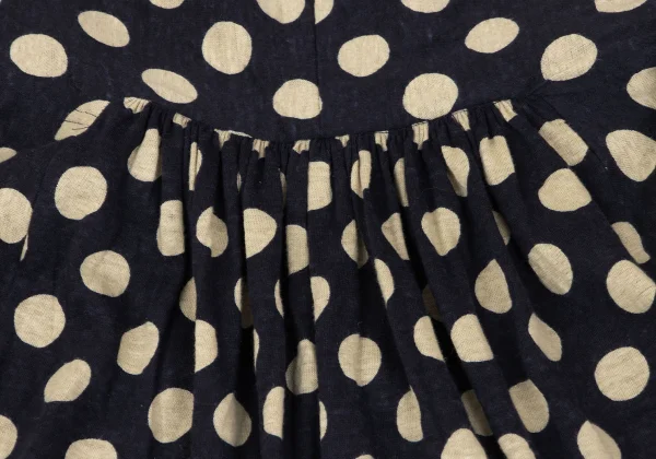 Y's Linen Blended Dot Pull-over Top K-164866_013