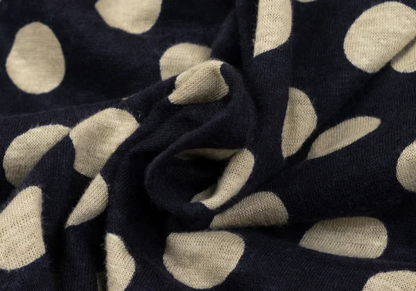 Y's Linen Blended Dot Pull-over Top K-164866_016