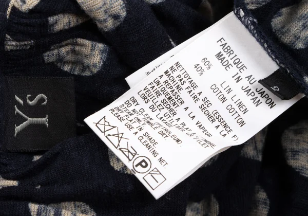 Y's Linen Blended Dot Pull-over Top K-164866_017