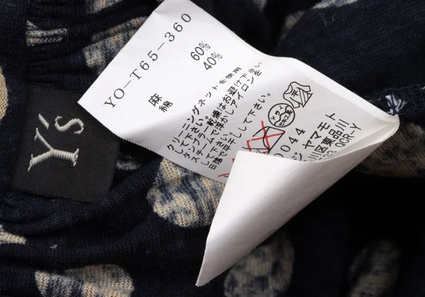 Y's Linen Blended Dot Pull-over Top K-164866_018