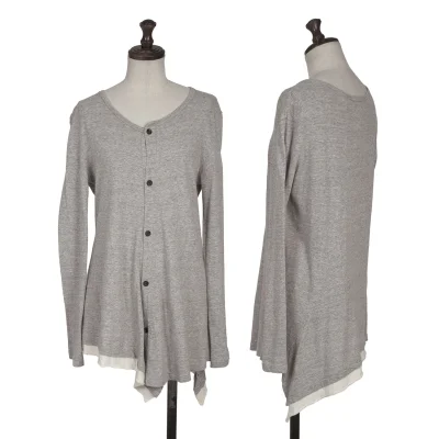 Y's Hem Switching Asymmetry Cardigan