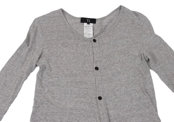 Y's Hem Switching Asymmetry Cardigan K-164868_003