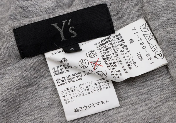 Y's Hem Switching Asymmetry Cardigan K-164868_016