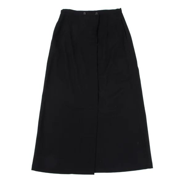 Y's Wool Gaba Tuck Slit Skirt K-164872_008