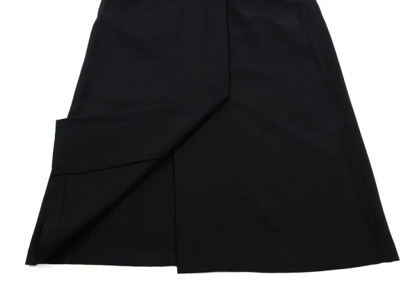Y's Wool Gaba Tuck Slit Skirt K-164872_011