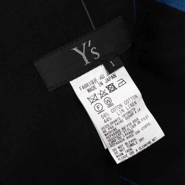 Y's Cotton Linen Line Skirt K-164874_016