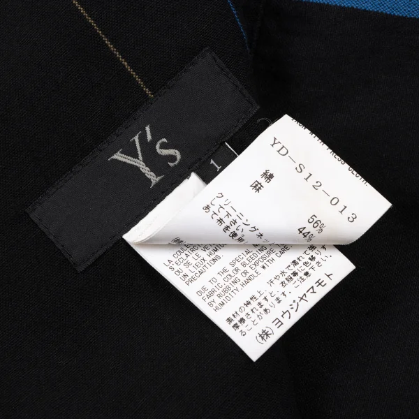 Y's Cotton Linen Line Skirt K-164874_017