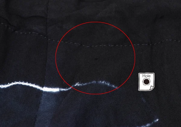 Y's Tie-Dye Graphic Printed Rayon Dropped Crotch Pants K-164875_004