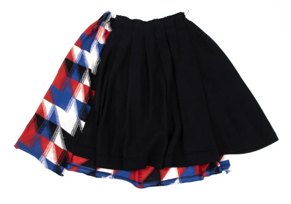 Y's Geometric Jacquard Cotton Wool Knit Skirt K-164876_009
