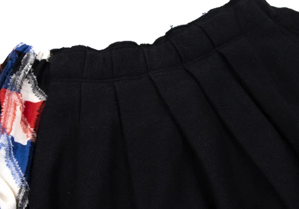 Y's Geometric Jacquard Cotton Wool Knit Skirt K-164876_010