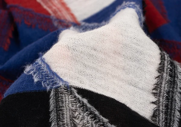 Y's Geometric Jacquard Cotton Wool Knit Skirt K-164876_011